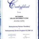 Certyfikat ELZAB
